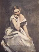 Jean Baptiste Camille  Corot La melancolie (mk11) oil painting